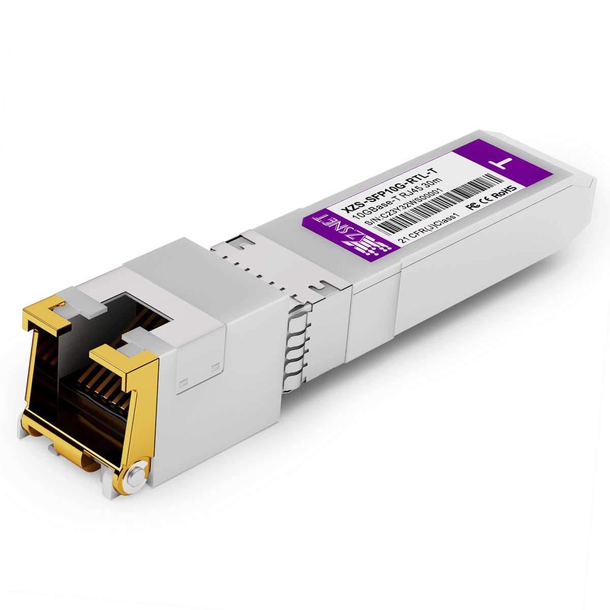 10GBASE-T SFP+ to RJ45 Transceiver, 1/2.5/5/10G Multi-Rate Copper SFP+ to Ethernet Module for Cisco SFP-10G-T-S, Ubiquiti UniFi UF-RJ45-10G, Mikrotik S+RJ10, Meraki, Netgear, D-Link and More